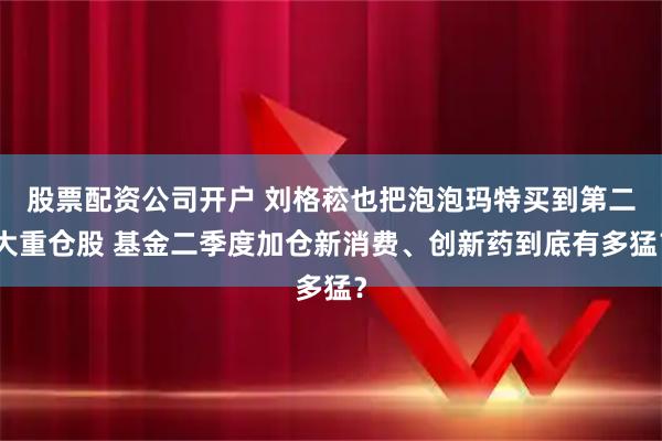 股票配资公司开户 刘格菘也把泡泡玛特买到第二大重仓股 基金二季度加仓新消费、创新药到底有多猛？